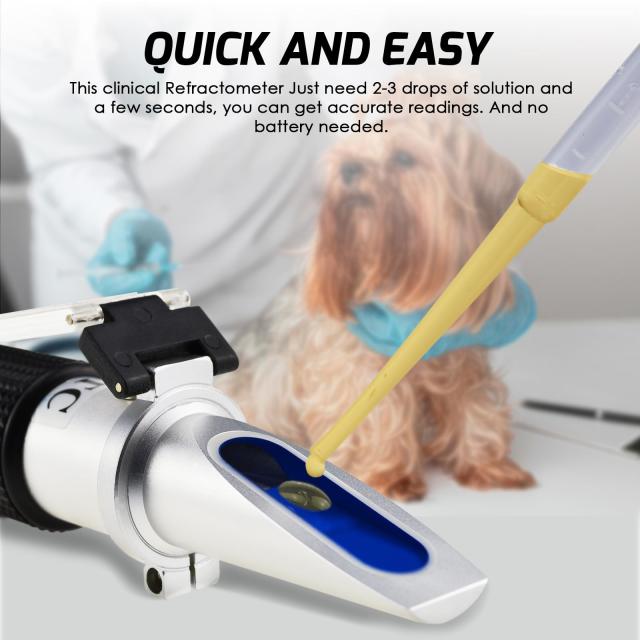 TEKCOPLUS ペット犬猫 尿比重屈折計 SG犬猫の尿比重 SP血清タンパク質