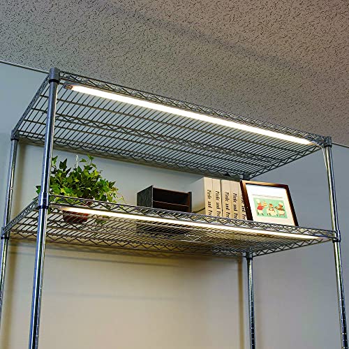 ドウシシャ ルミナスラック スチールラックパーツ LEDライト 照明 スイッチ付 ドウシシャ ルミナスラック スチールラックパーツ LEDライト