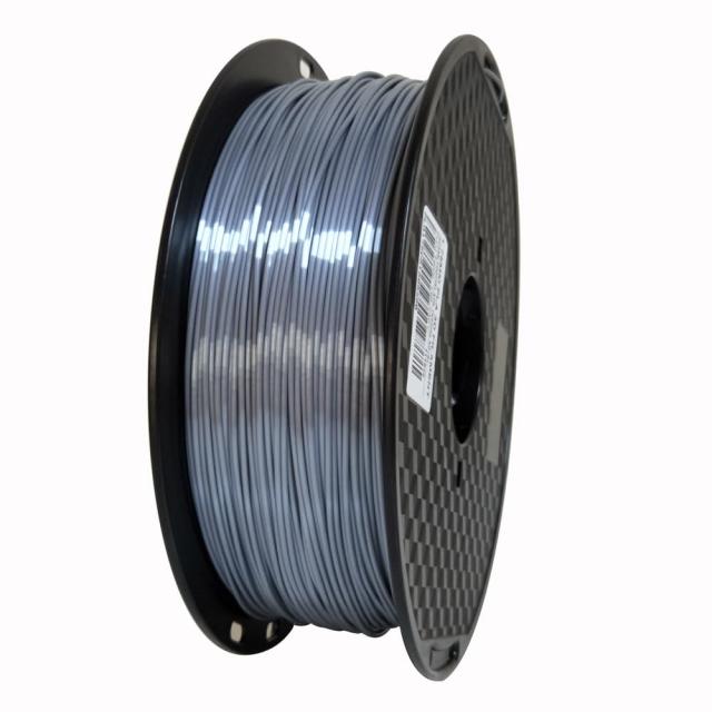 3Dプリンタ シルク銀 PLA フィラメント シルバー 1.75mm 1KG 金属の