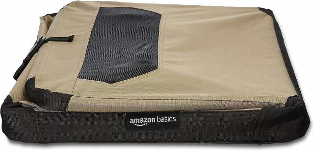 Amazonベーシック イヌ ソフトクレート ペットキャリー 折りたたみ式 S 66 cm x 46 cm x 46 cm タンの通販は