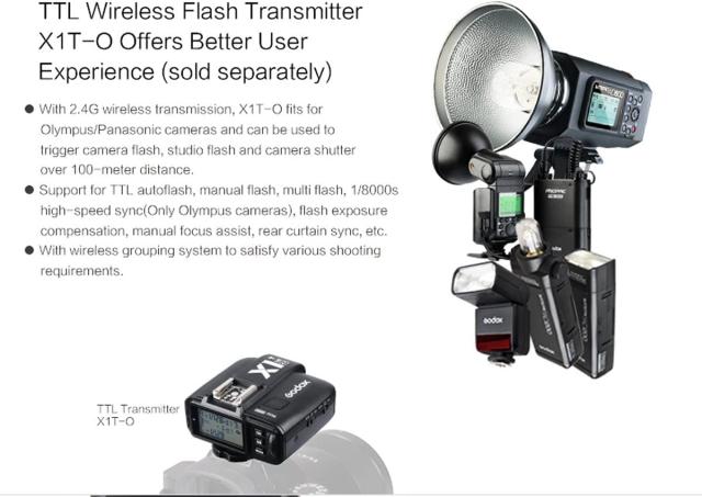 【正規品 技適マーク付き日本語説明書付】Godox Thinklite TTL 2.4GHz TT350o ミニカメラフラッシュ高速1 / 8000s GN36 DSLR Olympus E-M