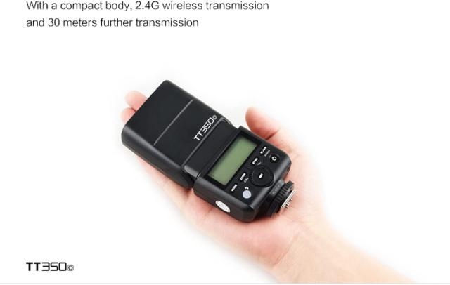 【正規品 技適マーク付き日本語説明書付】Godox Thinklite TTL 2.4GHz TT350o ミニカメラフラッシュ高速1 / 8000s GN36 DSLR Olympus E-M