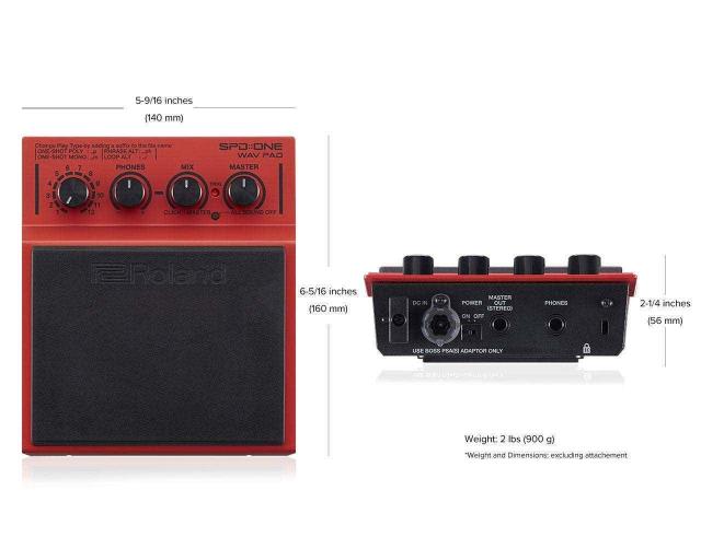 Roland ローランド SPD-1W SPD ONE WAV PAD 電子パーカッションパッド WAVパッド ワンショット/フレーズの2種類の再生に対応 電池駆動に_6