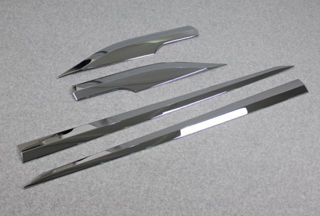 RUIQ トヨタ C-HR 専用 外装 クロームメッキ サイド ドア