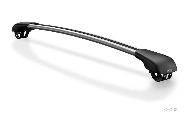 Terzo テルッツォ (by PIAA) ルーフキャリア ベースキャリア フット 4個入 ルーフレールタイプ ブラック エアロバー用 ロック付 EF103A