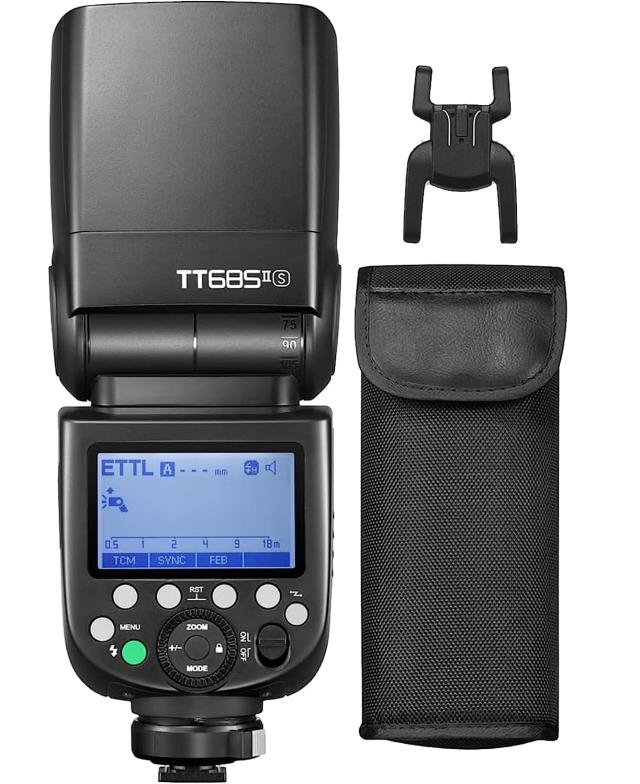 【正規品 技適マーク付き日本語説明書付】GODOX Thinklite TT685II-S TTL 2.4G 無線ラジオシステム マスターとスレーブ スピードライト