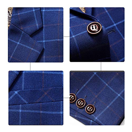 YFFUSHI] スーツ メンズ スリーピーススーツ セット 2つボタン