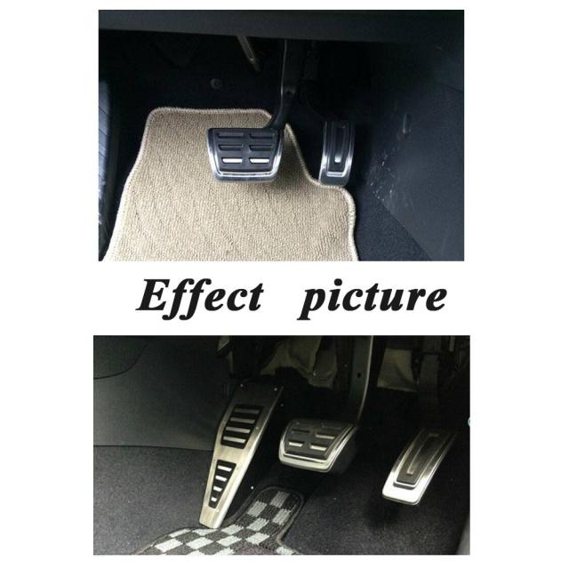 Jun-star 【Argentavis】 適用するGOLF7 用 ペダル カバー アルミ ペダルカバー 内装パーツ フットペダル カバー 3点 １セット/ golf 7の通販は