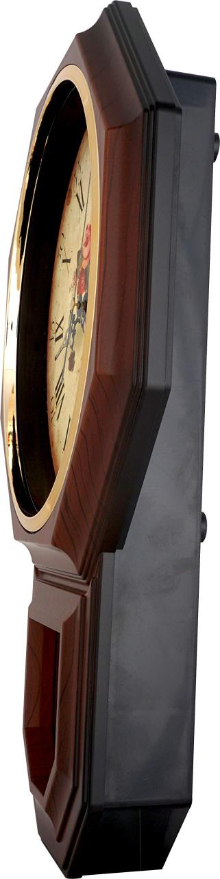 JUSTIME ビンテージ ローズ クラシック 伝統 スクールハウス 振り子 掛け時計 チャイム 毎時 ウェストミンスター メロディー付き 4AA バの通販は