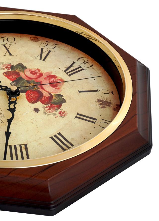 JUSTIME ビンテージ ローズ クラシック 伝統 スクールハウス 振り子 掛け時計 チャイム 毎時 ウェストミンスター メロディー付き 4AA バの通販は