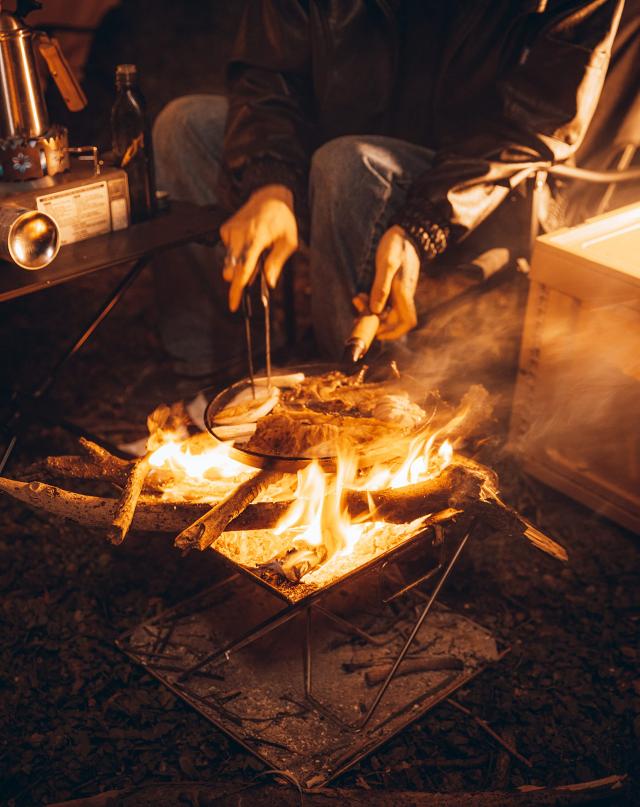 キャンピングムーン(CAMPING MOON) バーベキューコンロ 焚火台