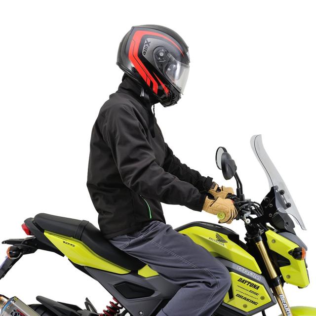 デイトナ(Daytona) バイク用 スクリーン クランプバー付き グロム(16