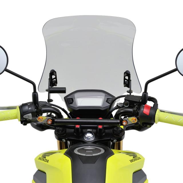 デイトナ(Daytona) バイク用 スクリーン クランプバー付き グロム(16