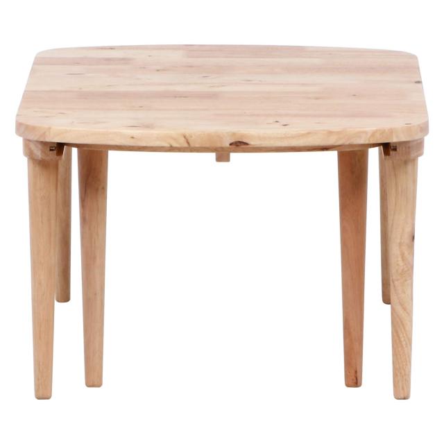 不二貿易 リビングテーブル 幅70cm ナチュラル コンパクト ぐらつき調節 カフェ風 レグナ 98931 不二貿易 リビングテーブル 幅70cm ナチュラル コンパクト ぐらつき