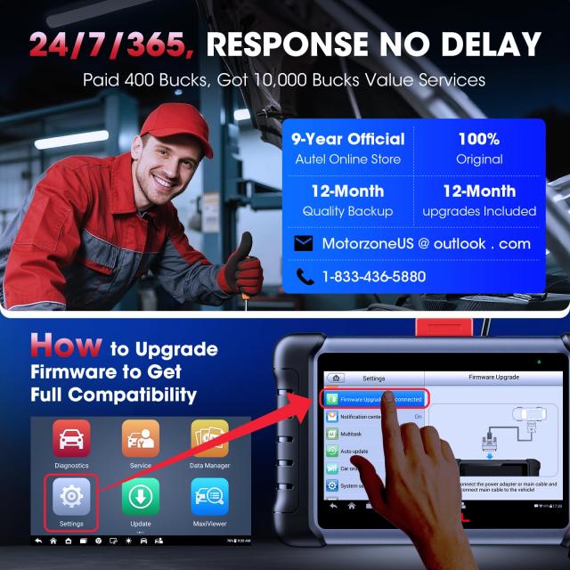 Autel MaxiCOM MK808S OBD2 車 診断機 MK808のアップグレード版