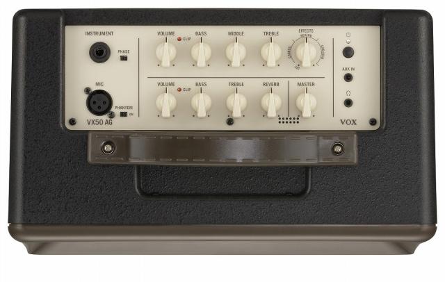 VOX Nutube搭載 アコースティックギターアンプ VX50 AG コンパクト 軽量設計 50Wの大出力 自宅練習 スタジオ ステージに最適 マイク入力_3