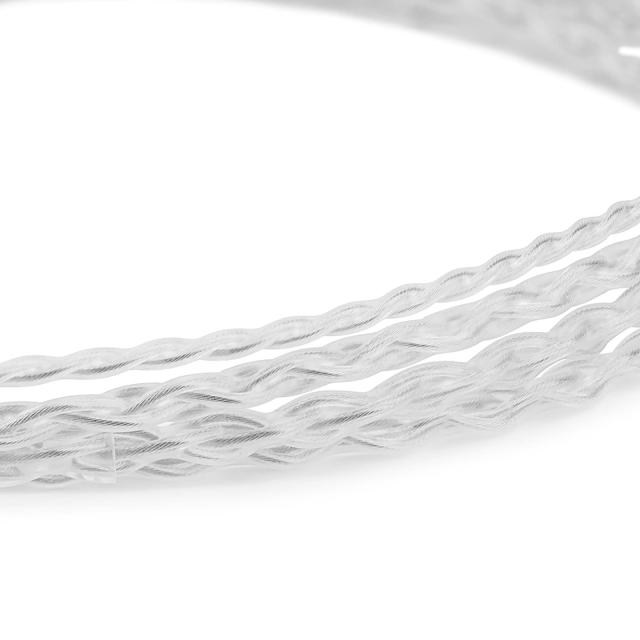 Geekria Apollo 銀メッキ アップグレード オーディオケーブル Sennheiser HD25, HD25-C, HD 25 対応 ヘッドホン交換用コード 3.5mm ハイ