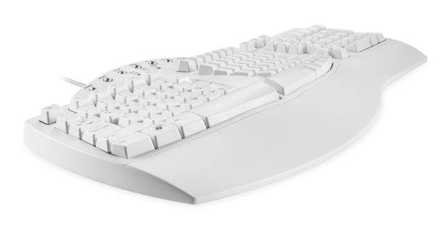 Perixx(ペリックス) PERIBOARD-512WUS エルゴノミクス キーボード 白 有線 フルサイズ 人間工学 左右分離型 104キー 立体カーブ 腱鞘炎防_1