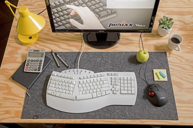 Perixx(ペリックス) PERIBOARD-512WUS エルゴノミクス キーボード 白 有線 フルサイズ 人間工学 左右分離型 104キー 立体カーブ 腱鞘炎防_6