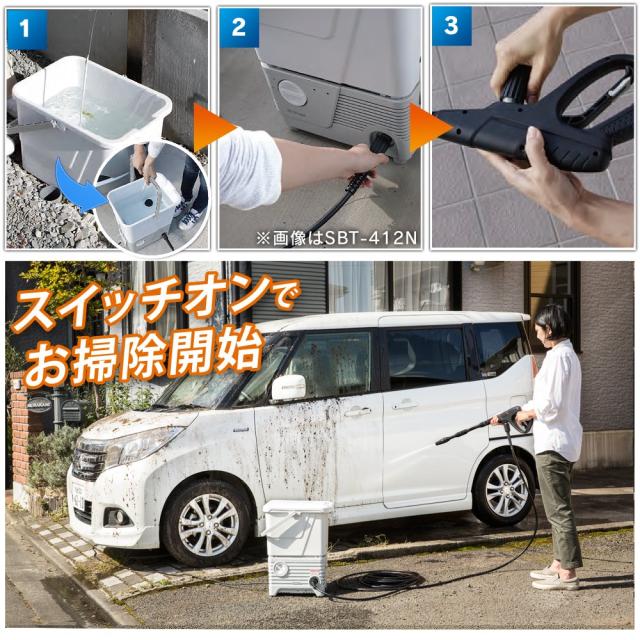 アイリスオーヤマ 電源コード式 タンク式高圧洗浄機 水道のない場所も使用可能 洗剤もタンクに入れて使用可能 サイレントモデル 温水対応_7