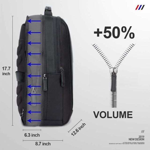 BOPAI] ビジネスリュック バックパック 15.6インチノートパソ対応