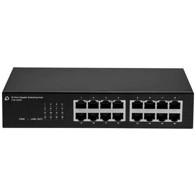 プラネックス PLANEX 16ポート ギガビットスイッチングハブ FXG-16IM5_1