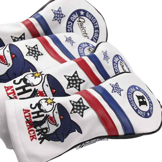 Guiote ゴルフヘッドカバー Golf head covers クラブヘッドカバー ウッドカバー ドライバー 新デザイン  交換可能な番号タグ付き（#2.#3.#の通販はau PAY マーケット - EishinStore | au PAY マーケット－通販サイト