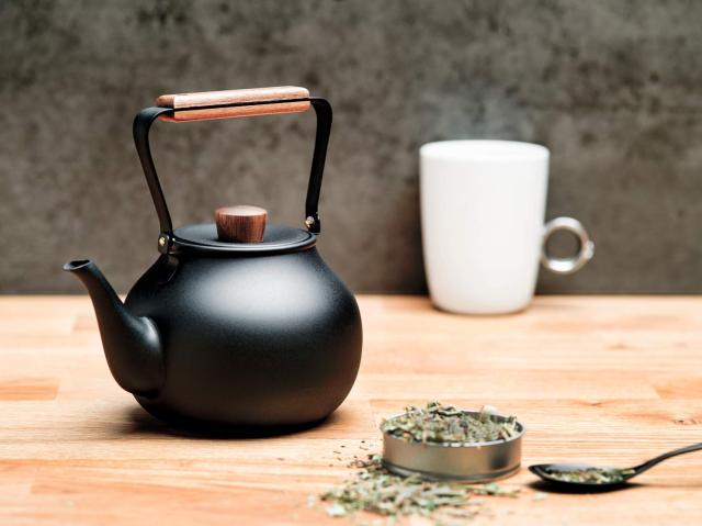 宮崎製作所 茶き 急須 茶こし付き 直火不可 0.7L くろいろ 大 CHA-6_3