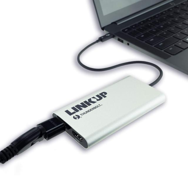 LINKUP - [認証済] Thunderbolt 3とデュアルHDMI 2.0アダプタMac + Windowsハブドックコネクタ拡充機器| Ultra HD 4K 60Hz | Thunderbolt_2