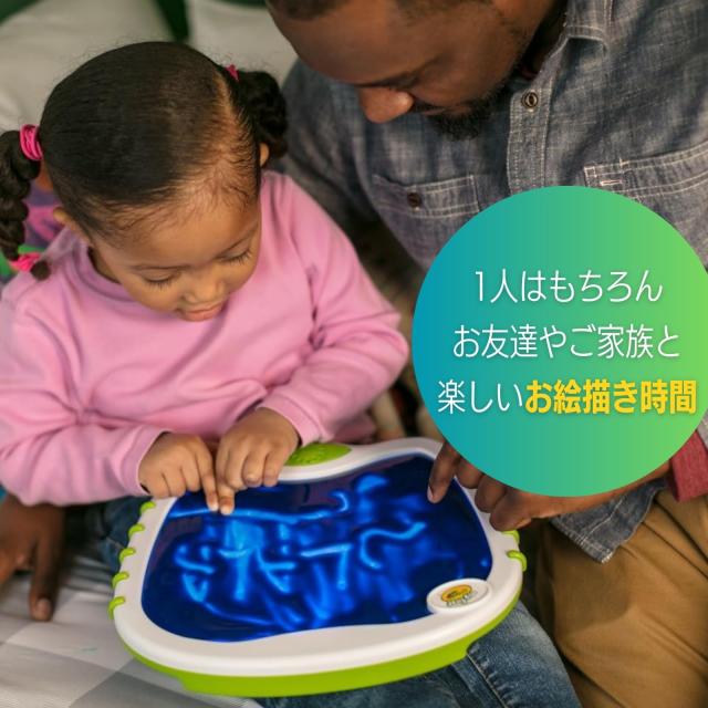 クレヨラ 音楽的リズムでお美術家 ライトアップジェルボード 2歳からのお美術家ゲーム盤 光る 快い音 汚れない 811395 定まり品