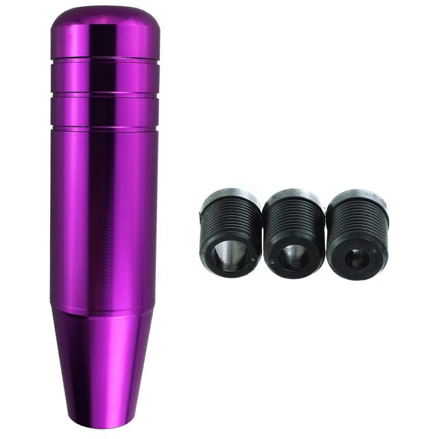 Abfer 短いシフトノブ アルミニウム車スティック ギア シフター ノブ フィットほとんどの自動マニュアル車車トラック用,黒 : Abfer アルミシフトノブ加重ギア スティックシフトノブ