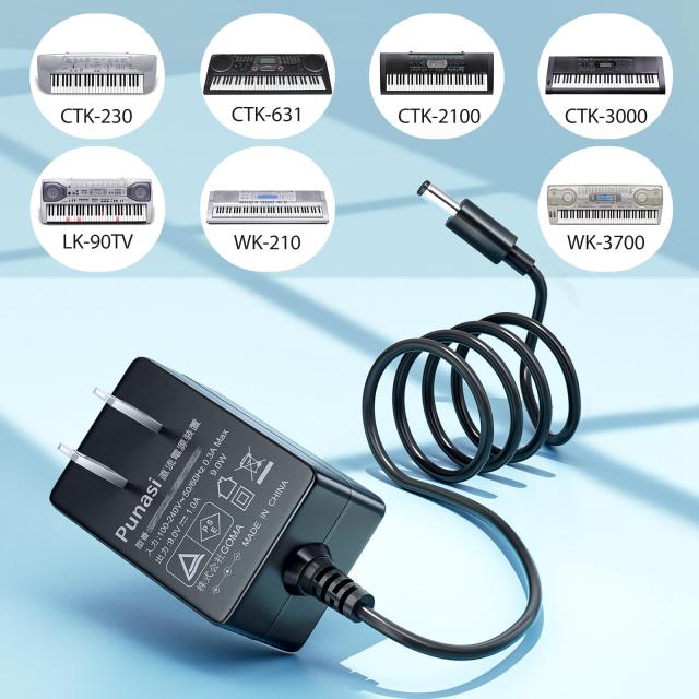 Punasi Casio用の電源 光ナビゲーション PSE認証 カシオAD-5JL電子 
