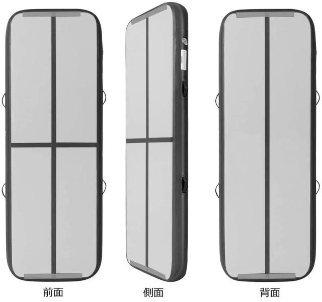 Fbsport 2/3/4/5/6M エアトラック 体操 マット エアーマット 折り畳み可能 インフレータブル 電動エアーポンプ付き 自宅用 トレーニング