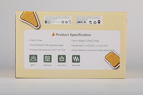 Huanyu チーズスライサー 多機能 チーズカッター 1CM/2CM ステンレス製