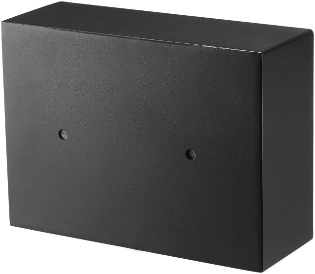 Amazonベーシック シリンダー式 小型 スリム 机の引き出し セキュリティ 金庫 プログラム可能 電子式キーパッド - 幅30cm x 奥行22cm x_3
