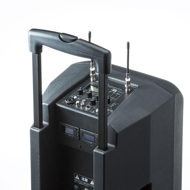 サンワサプライ ワイヤレスマイク付き拡声器スピーカー MM-SPAMP8_6