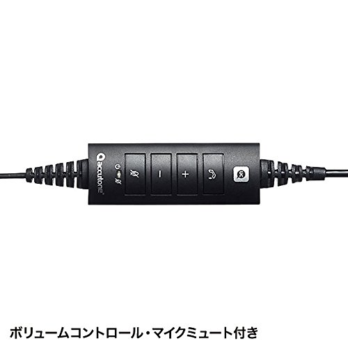 サンワサプライ USBヘッドセット(片耳タイプ) 単一指向性 Skype対応着信/切るボタン付き MM-HSU07BK_3