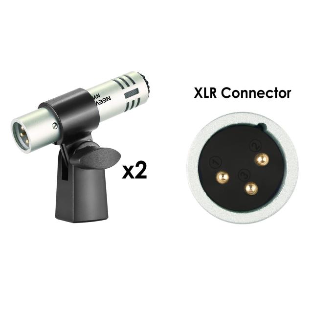 Neewer 7点 有線ドラム楽器用マイクキット バスドラム/テイバー 