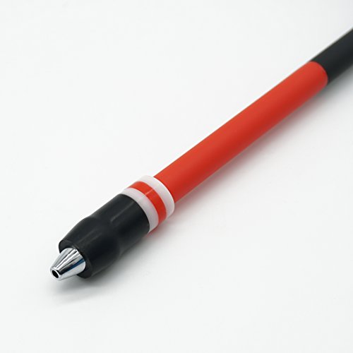 ivan mod マット黒赤軸 ペン回し専用ペン 改造ペン （ブラック＆レッド