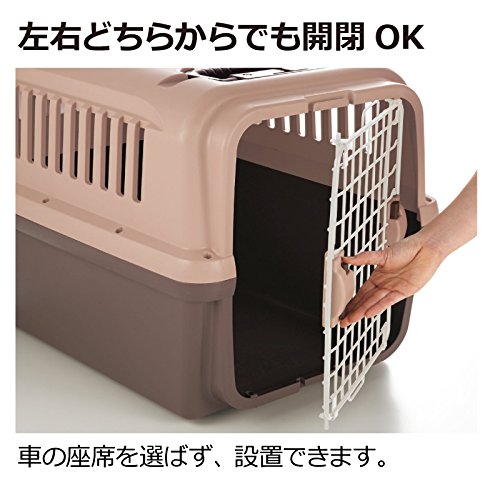 リッチェル キャンピングキャリー L ダークブラウン サイズ_9