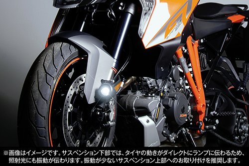 PIAA(ピア) バイク用フォグランプ LED 6000K 追加ランプ 径61mm 