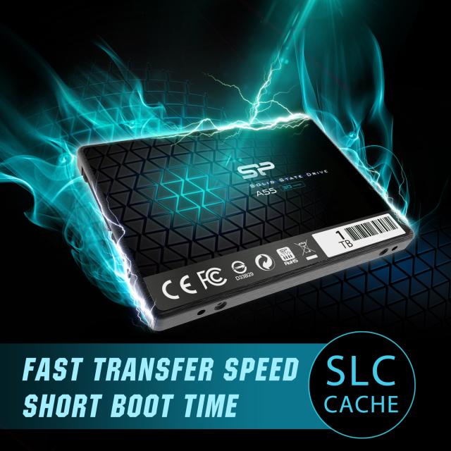 シリコンパワー SSD 1TB 3D NAND採用 SATA3 6Gb/s 2.5インチ 7mm PS4動作確認済 3年保証 A55シリーズ SP001TBSS3A55S25_2