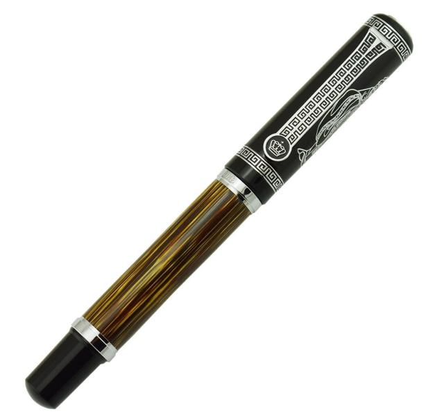 DUKE 551 中国孔子 竹製 万年筆 特殊ペン先 (0.7-1.5 MM) 中字・極太字