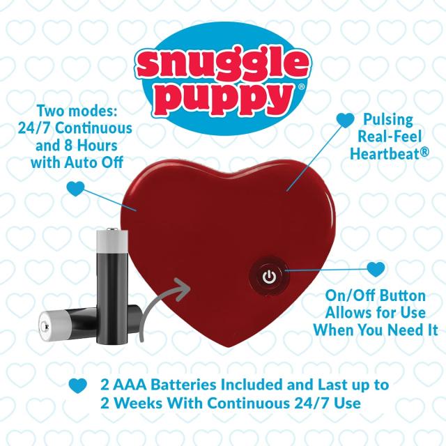 SmartPetLove スナグルパピー 心臓の鼓動付き ぬいぐるみ - ペットの不安緩和 鎮静補助アイテム - ビスケット - 新しく迎える子犬スターの通販は
