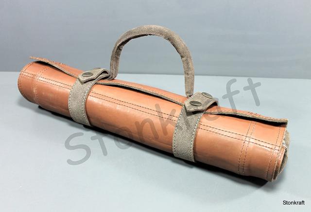 StonKraft 19”x 15”(チェスボードサイズ12”x 12”)本物のロールアップレザーチェスセット木製チェスピース - ブラウングレー |革新的なキ StonKraft 19”x 15”(チェスボードサイズ12”x 12”)本物のロールアップレザーチェスセット木製チェスピース - ブラウングレー |革新的なキ