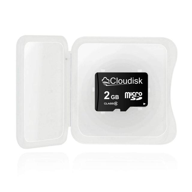 Cloudisk Micro SDカード2 GB(10個セット) フラッシュカード クラス6、SDアダプタ、カードリーダー（2 GB）_2