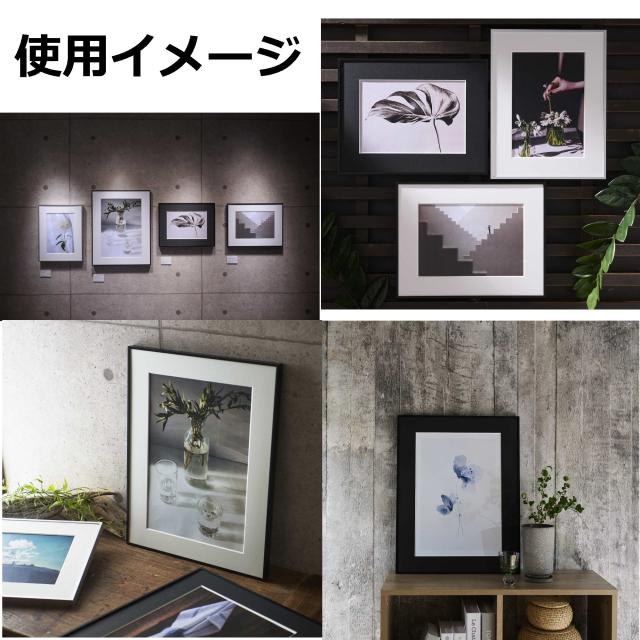 ハクバ HAKUBA 額縁 アルミ HFA-03 全紙 アクリル板 シルバー HFA-03SV-Z_2