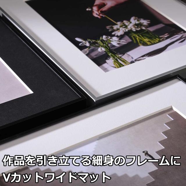 ハクバ HAKUBA 額縁 アルミ HFA-03 全紙 アクリル板 シルバー HFA-03SV-Z_4
