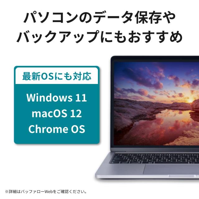 バッファロー 外付けハードディスク 4TB テレビ録画/PC/PS4/4K対応 バッファロー製nasne?対応 静音＆コンパクト 日本製 故障予測 みまもり_6