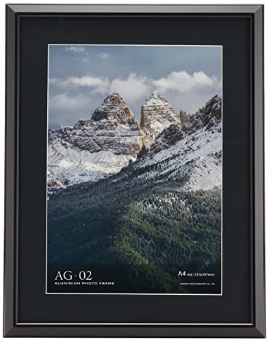 ハクバ 【Amazon.co.jp限定】HAKUBA アルミ 額縁 AG-02 A4サイズ ブラック 10枚セット[まとめ買いセット] AMZFAG2BK10A4 前面ガラス板 ス_8